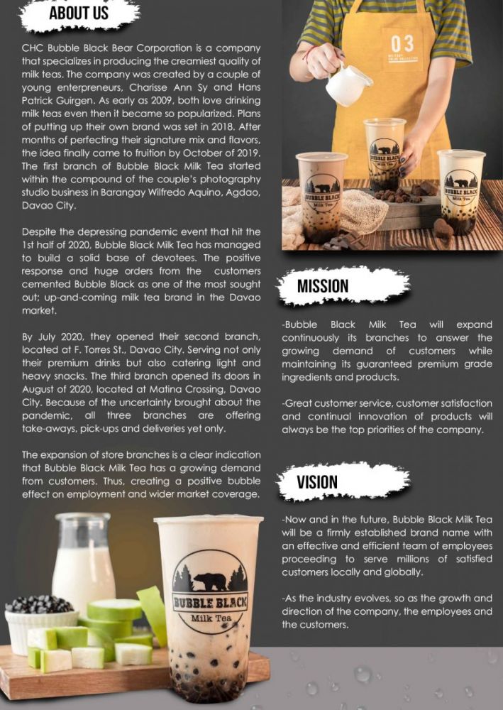 How to franchise Bubble Black Milk Tea Franchise Market Philippines